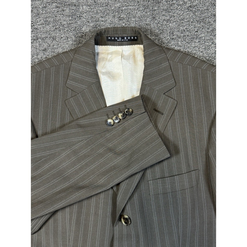 Vintage 90's Hugo Boss Scorsesse/Movie US Blazer Made in USA Wool Size 38R